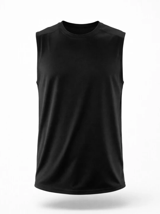 Foto van product PANTONECLO Shirt 'Pantoneclo Men’s Gym Vest' zwart