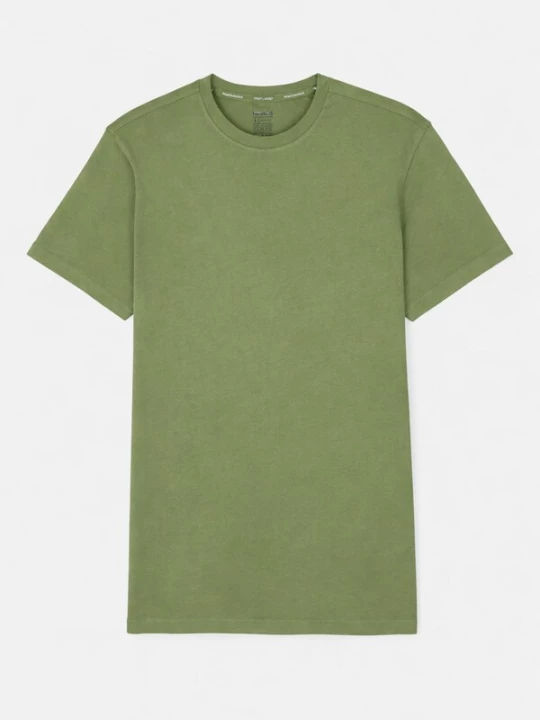 Foto van product PANTONECLO Shirt 'Pantoneclo Men’s Round Neck T-Shirt' groen