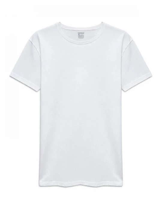Foto van product PANTONECLO Shirt 'Pantoneclo Men’s U-Neck Short Sleeve T-Shirt' wit