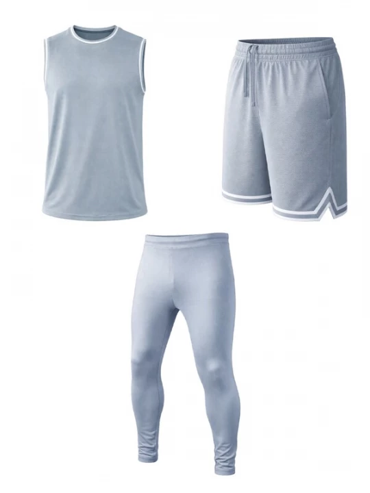 Foto van product PANTONECLO Trainingspak 'Flex' lichtgrijs