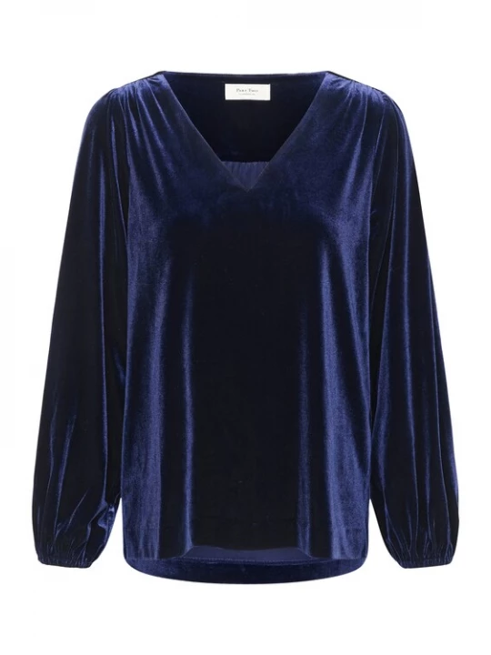 Foto van product Part Two Blouse 'Madis' donkerblauw