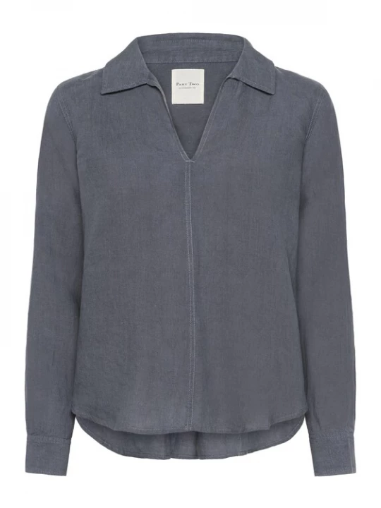 Foto van product Part Two Blouse 'Natalee' duifblauw
