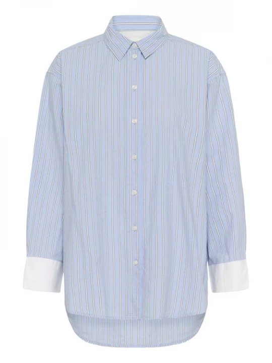 Foto van product Part Two Blouse ' ' pastelblauw / lichtblauw / lichtbruin