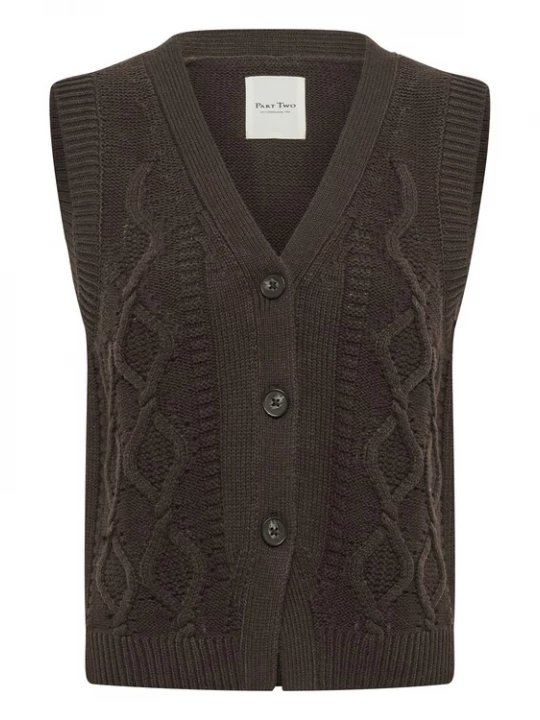 Foto van product Part Two Bodywarmer bruin