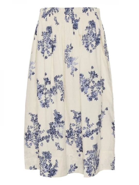 Foto van product Part Two Rok 'AmaiaPW' crème / blauw / duifblauw