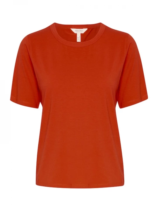Foto van product Part Two Shirt 'RataniPW' bloedrood