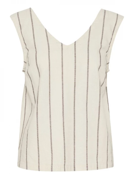 Foto van product Part Two Top 'Remi' taupe / zwart