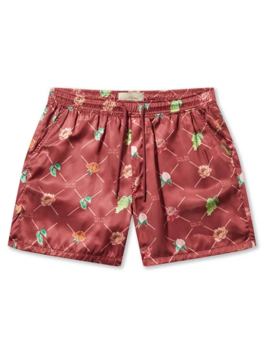Foto van product Pas De Monaco Broek groen / rosa / bourgogne