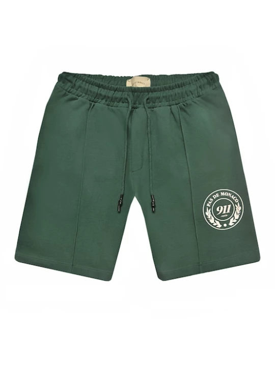Foto van product Pas De Monaco Broek 'Lemans' donkergroen / wit