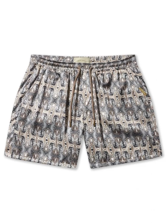 Foto van product Pas De Monaco Broek lichtbruin / antraciet / lichtgrijs / wit