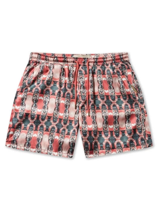 Foto van product Pas De Monaco Broek petrol / rood / wit