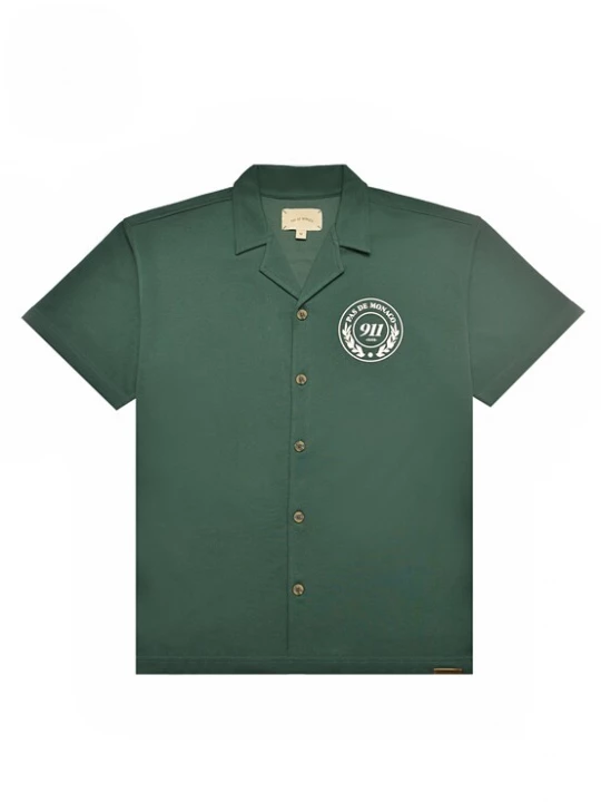 Foto van product Pas De Monaco Overhemd 'Carerra' groen