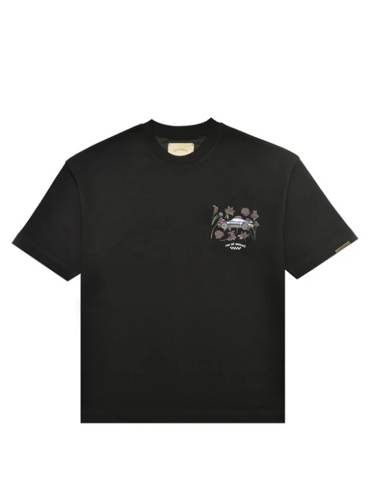 Foto van product Pas De Monaco Shirt 'Bloom Torque' groen / lila / zwart / wit