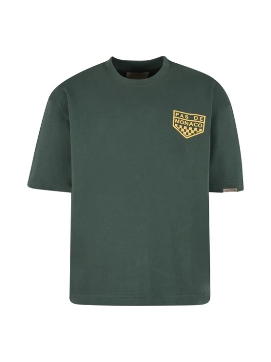 Foto van product Pas De Monaco Shirt geel / donkergroen