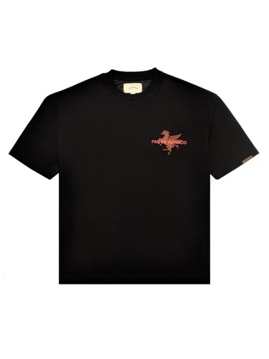 Foto van product Pas De Monaco Shirt 'La Pegaus' oranje / zwart