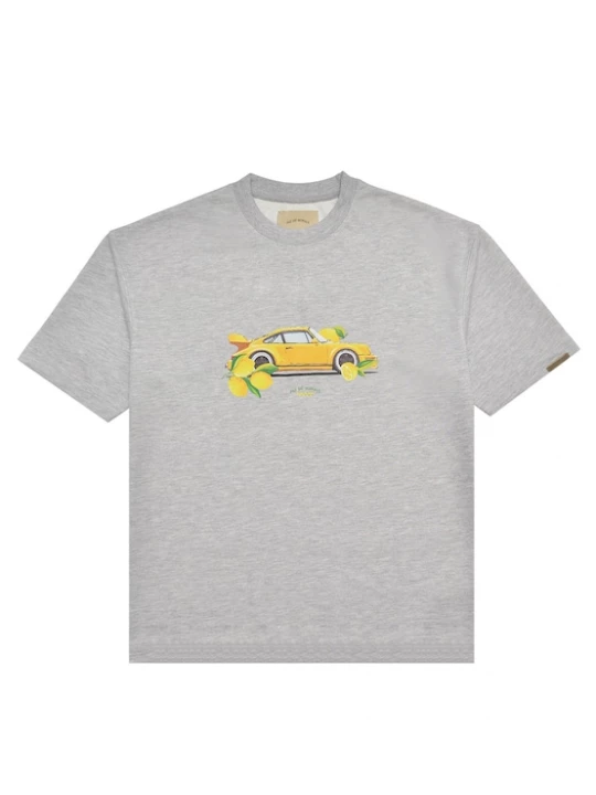 Foto van product Pas De Monaco Shirt 'Lemond' geel / grijs / groen