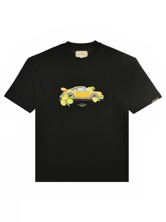 Foto van product Pas De Monaco Shirt 'Lemond' pastelblauw / geel / groen / zwart