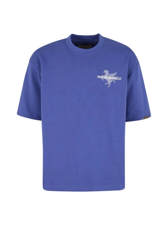 Foto van product Pas De Monaco Shirt 'Pegasus' blauw / duifblauw