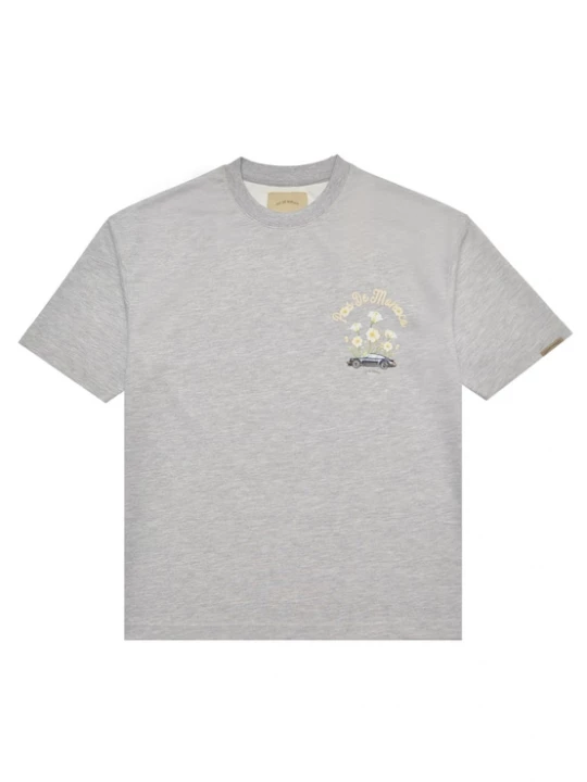 Foto van product Pas De Monaco Shirt 'Reverie' donkerblauw / geel / lichtgrijs / lichtgroen