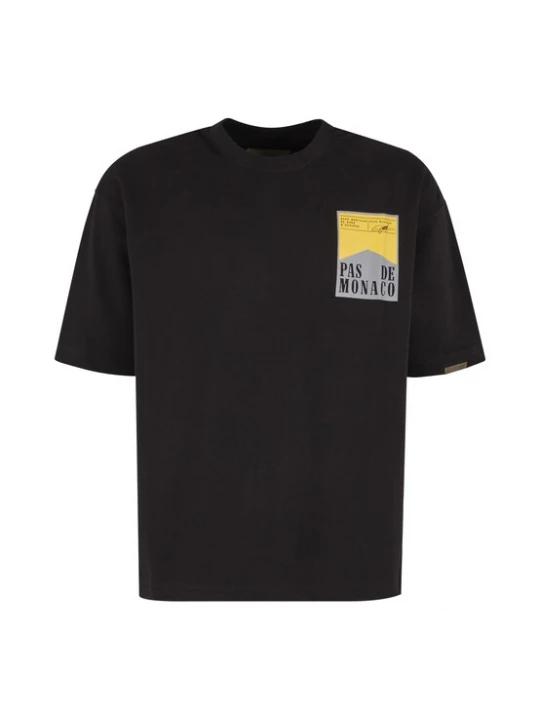 Foto van product Pas De Monaco Shirt 'Wrapper' geel / grijs / zwart