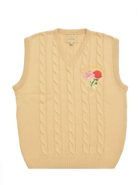 Foto van product Pas De Monaco Spencer 'Florasion' sand / groen / rosa / rood