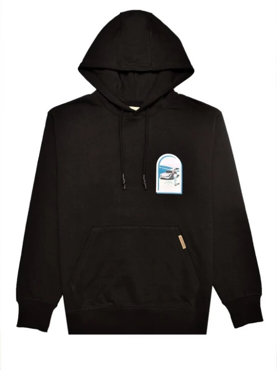 Foto van product Pas De Monaco Sweatshirt '911' cyaan blauw / zwart / wit