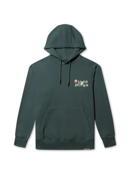 Foto van product Pas De Monaco Sweatshirt 'FLORALE' lichtgroen / donkergroen / oranje / eierschaal