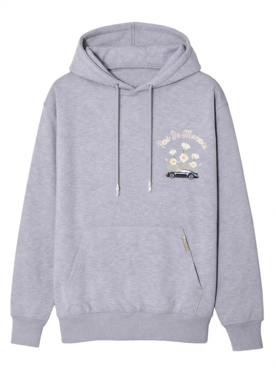 Foto van product Pas De Monaco Sweatshirt grijs / zwart / wit