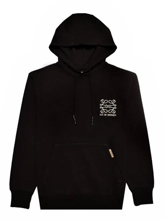 Foto van product Pas De Monaco Sweatshirt 'Prestige' ecru / zwart