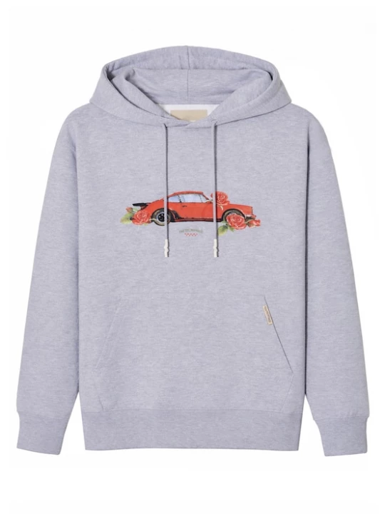 Foto van product Pas De Monaco Sweatshirt 'VELOCITA' grijs / lila / rood / zwart
