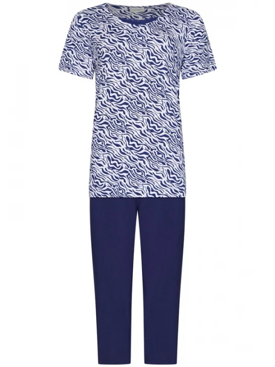 Foto van product Pastunette Pyjama 'Pyjama Set short sleeves' donkerblauw