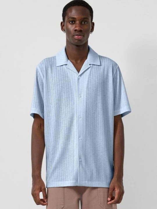 Foto van product Pasvorm: Overhemd QS blauw