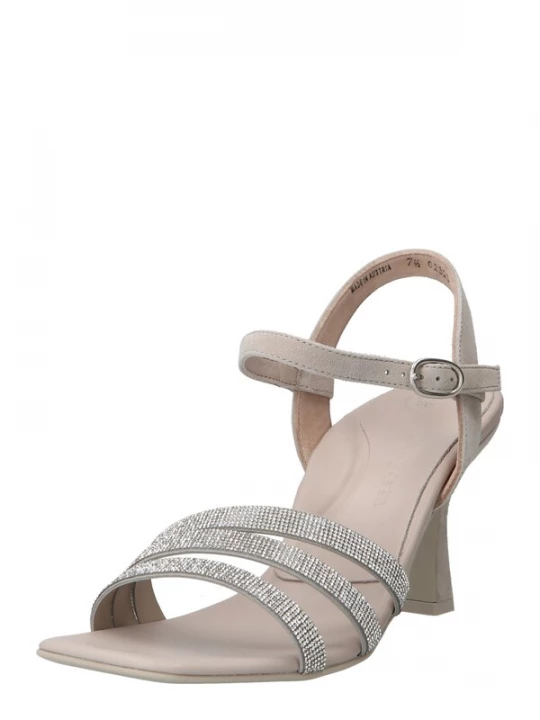 Foto van product Paul Green Sandalen met riem grijs / zilver