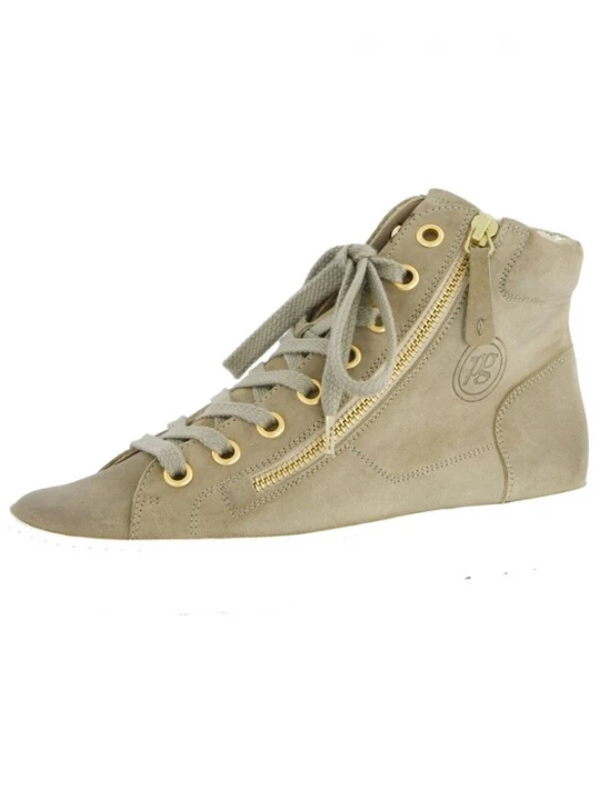 Foto van product Paul Green Sneakers hoog donkerbeige