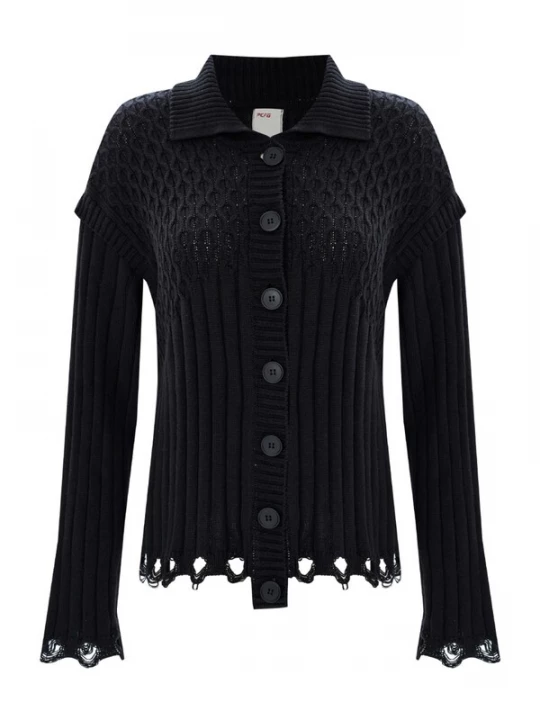 Foto van product PCFG Sweatvest 'Kadin' zwart