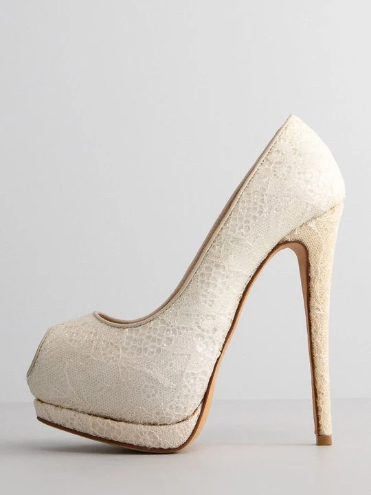 Foto van product Peeptoe hoge hakken Giuseppe Zanotti beżowy