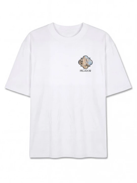 Foto van product Pegador Shirt 'Albi' beige / hemelsblauw / zwart / wit