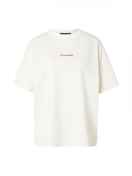Foto van product Pegador Shirt 'Breda' lichtgeel / rood / wit