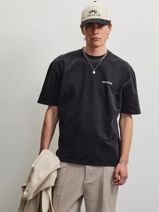 Foto van product Pegador Shirt 'Miles' lichtblauw / lichtgrijs / groen / zwart
