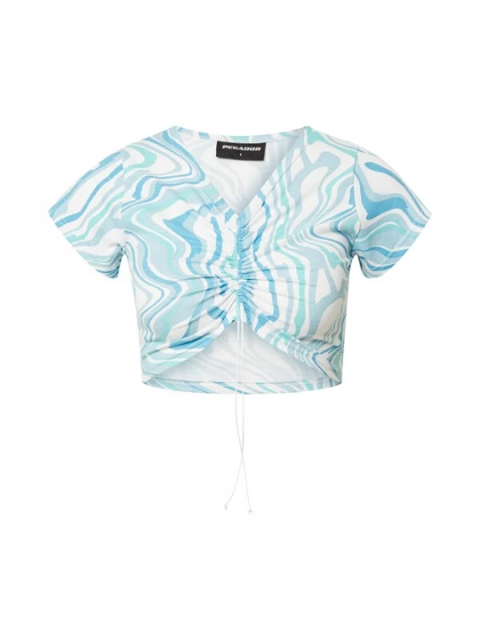Foto van product Pegador Shirt turquoise / lichtblauw / wit