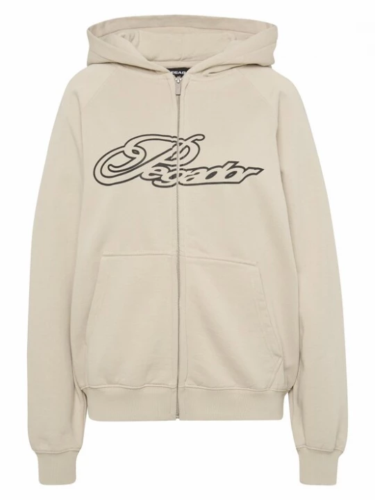 Foto van product Pegador Sweatvest 'Anna' greige / zwart