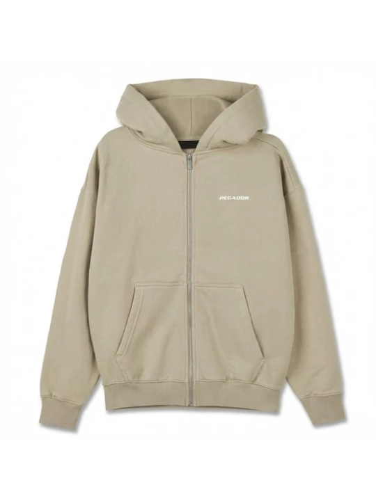 Foto van product Pegador Sweatvest 'Clarita' taupe / wit