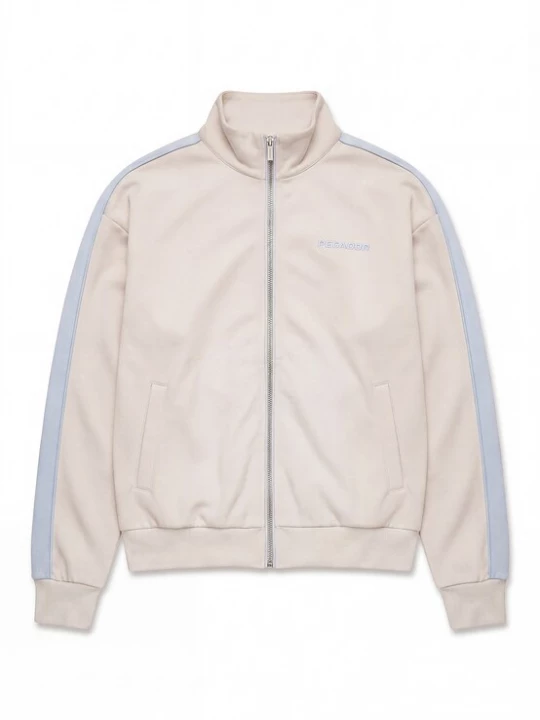 Foto van product Pegador Sweatvest 'Martera' crème / lichtblauw