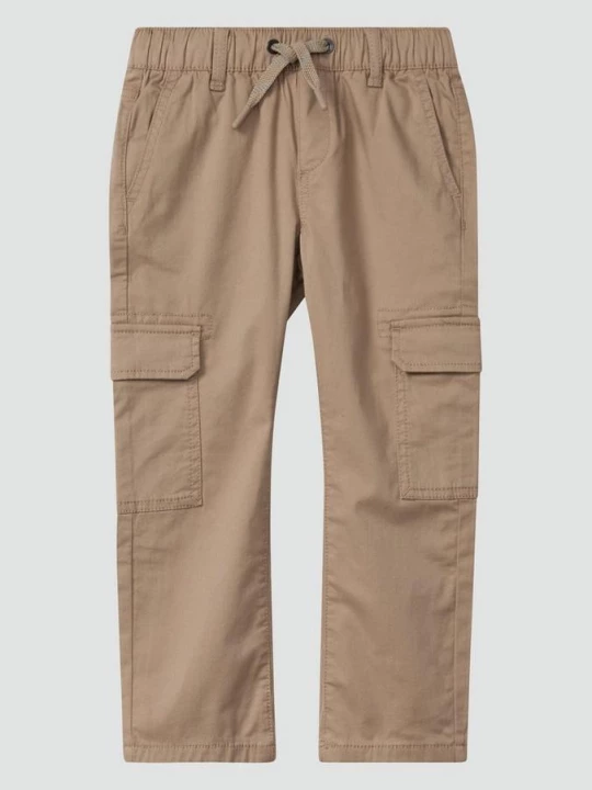 Foto van product Pelle gevoerde cargo broek / Regular fit / Mid rise / Rechte pijp s.Oliver bruin