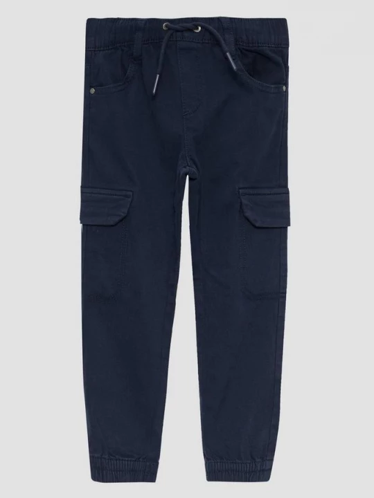 Foto van product Pelle trainingsbroek / normale pasvorm / halfhoog / rechte pijp / cargozakken s.Oliver blauw