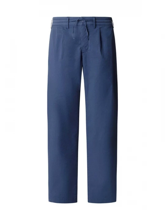 Foto van product Pepe Jeans Bandplooibroek donkerblauw