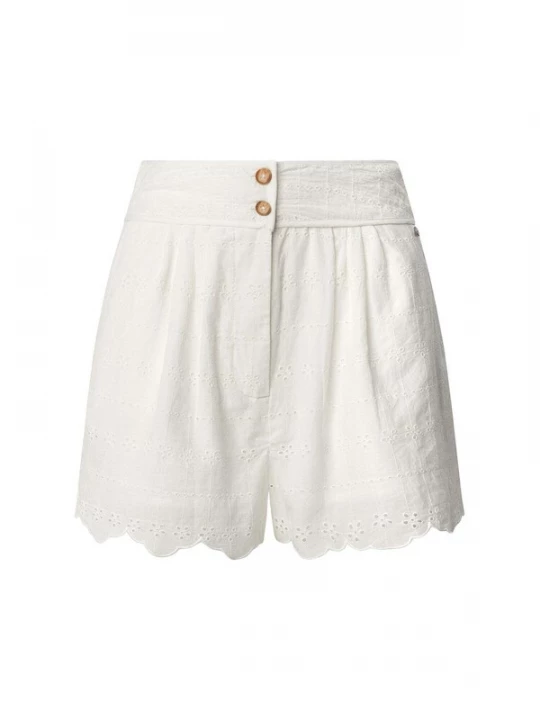 Foto van product Pepe Jeans Bandplooibroek 'Douce' wit