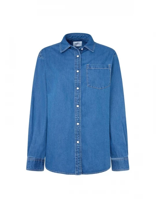 Foto van product Pepe Jeans Blouse blauw denim