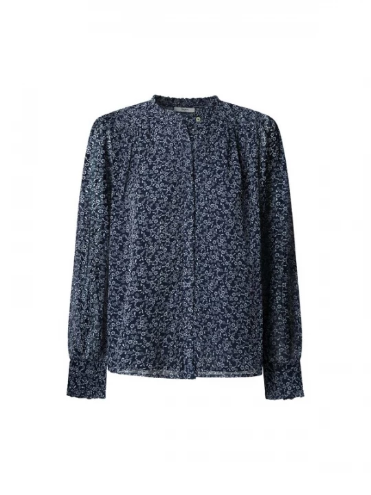 Foto van product Pepe Jeans Blouse 'Camila' nachtblauw / wit