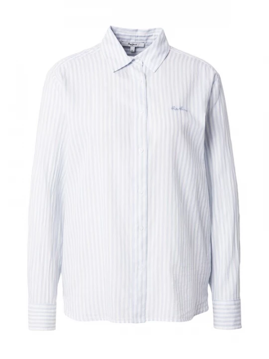 Foto van product Pepe Jeans Blouse duifblauw / wit